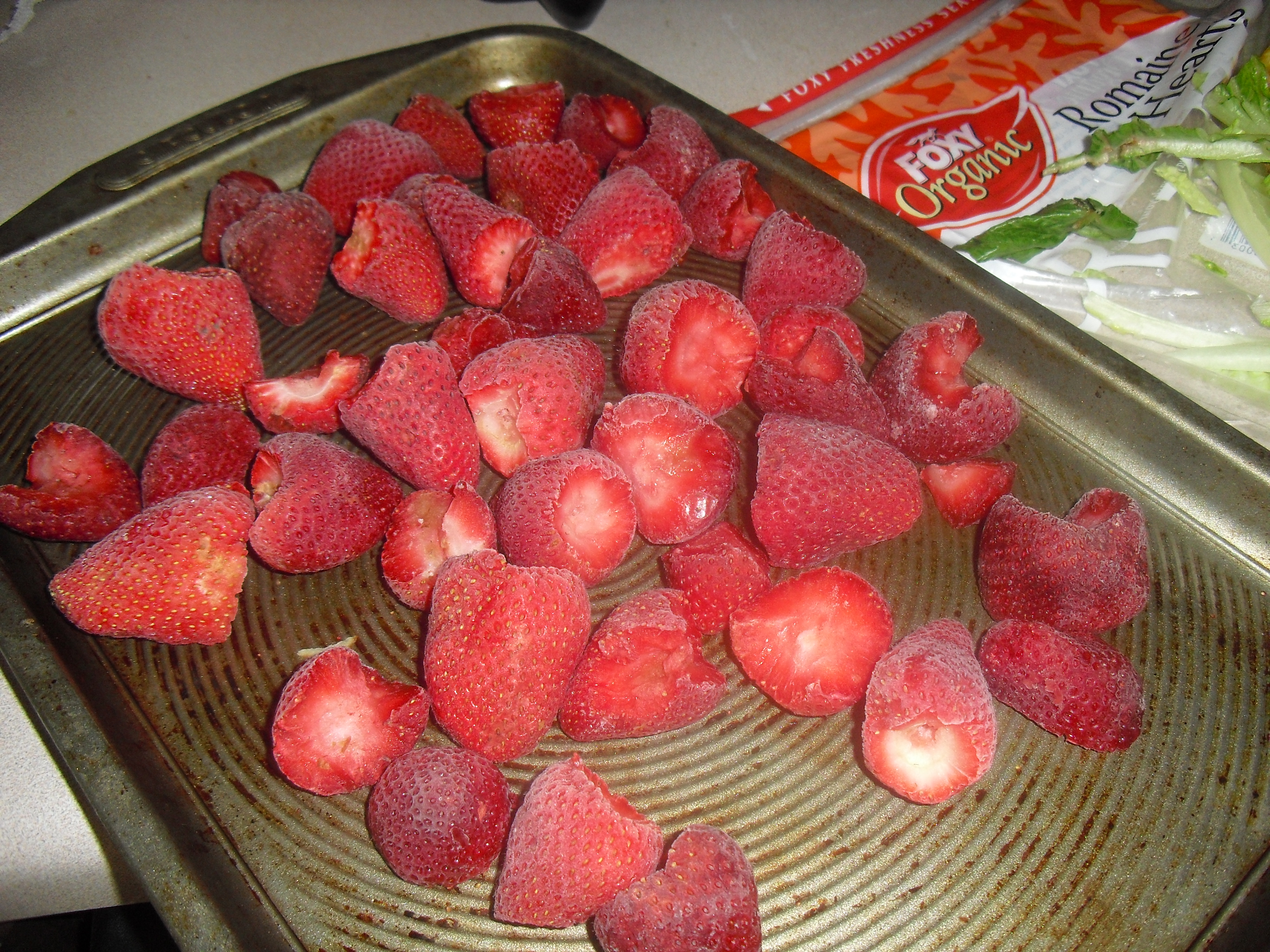 fresas congeladas Comida-Postre